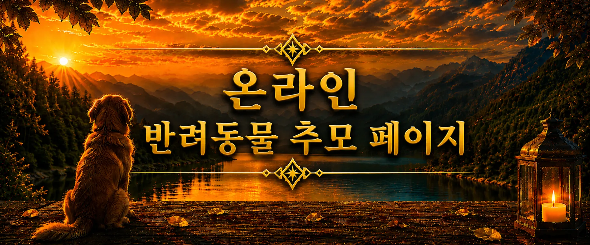 온라인 반려동물 추모관 · 소중한 추억을 간직하세요